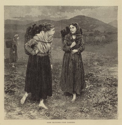 Irish Sketches, Turf Carriers by Charles Green